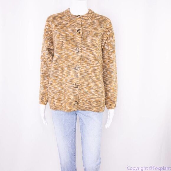 NEW Madewell Space-Dyed Winstead Cardigan Sweater, size XL - Picture 3 of 16
